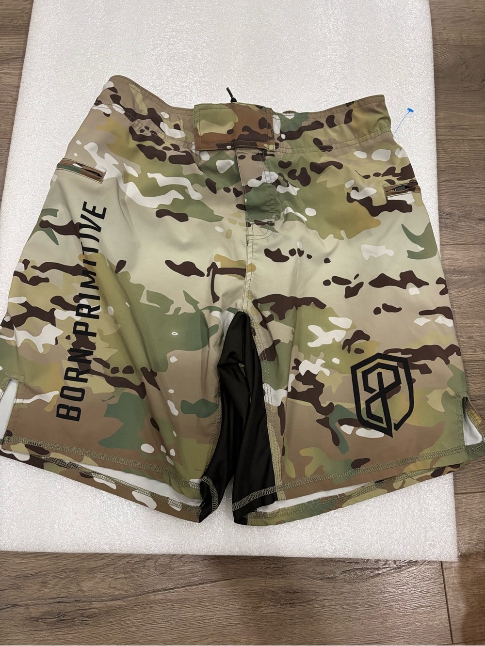 Born Primitive Men’s Multicam Camo Training Shorts - Green/Tan/Brown